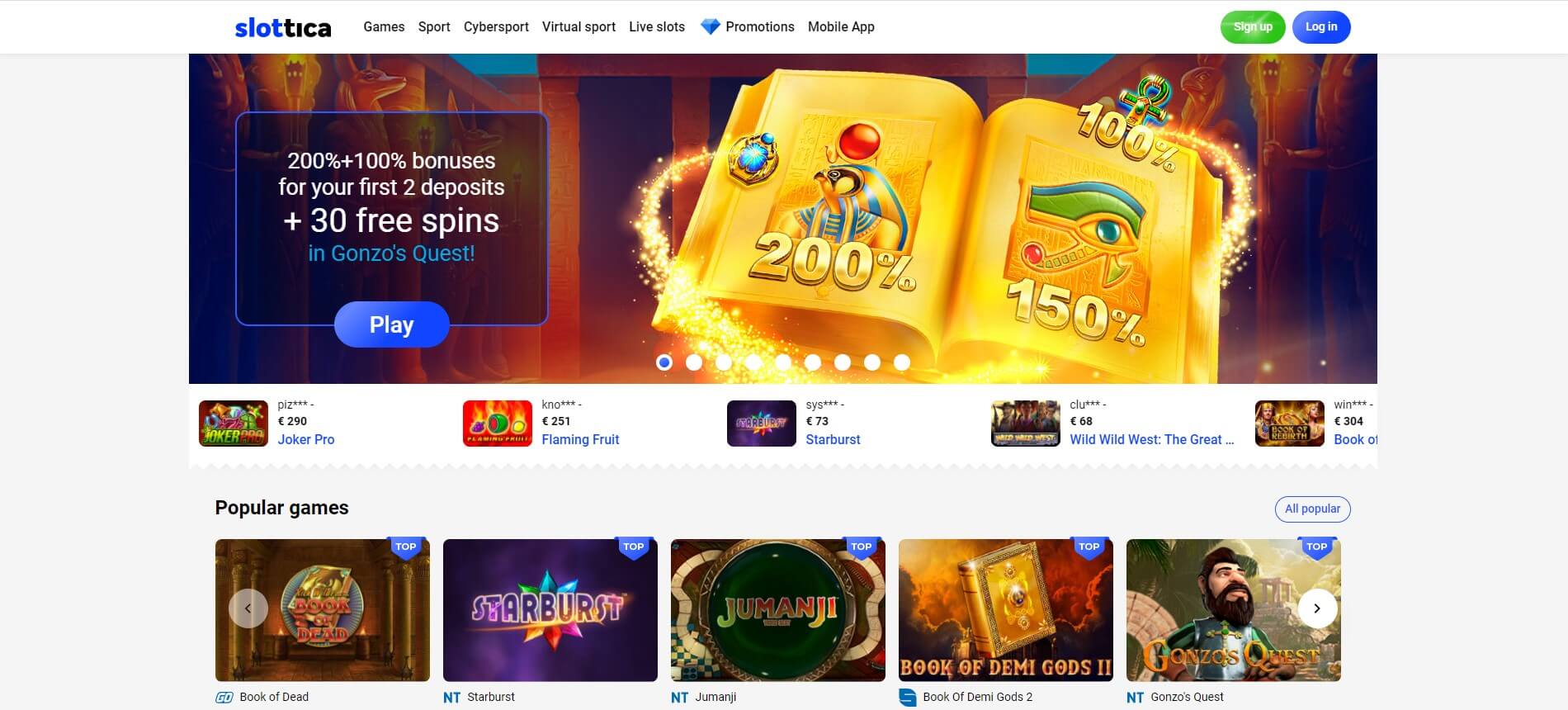 Metody płatności w kasynie Slottica